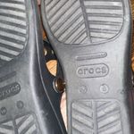 Crocs  Sanrah Diamante Wedge Flip sandals are a size 9. Photo 7