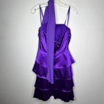 Vintage Cinderella Design‎ Formal Dress with Scarf Purple Photo 4