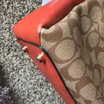 Coach  Colorblock Coated Canvas & Leather Lillie Carryall Authentic Photo 13