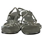 Vintage Slippers Womens Size 8.5 House Shoes Silver Heel Strap Dearfoam Photo 8