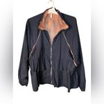 Free People Black Utility Jacket with Pink Accents Photo 1
