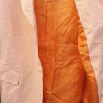 Façonnable Faconnable women’s striped cotton 2 front buttons blazer Size 6 Photo 7