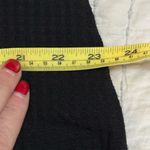 Flawless  Waffle Knit Cropped Black‎ Jumpsuit Large EUC Photo 3