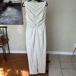 House Of CB  Laria Ecru Vegan Leather‎ Maxi dress Cream Cocktail NWOT Size XL Photo 9