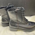 Torrid Womens Black Lace Up Zipper Side Booties Shoes Size 10.5 SKU 6777 Photo 3