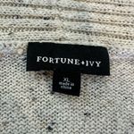 Fortune + Ivy Chic Cream and Gray Women's Cardigan Photo 5