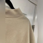 Hippie Rose  Cropped Mock Neck Long Sleeve Drawstring Waist Fleece Sweater Size M Photo 8