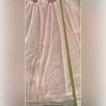 Vintage Lorraine PINK Nylon Floral Embroidered Nightgown Size Large Ice Pink GUC Photo 9