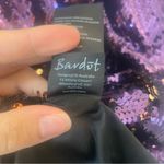 Bardot Two Tone Sequin Mini Dress in Purple and Gold Size 6 Small Photo 9