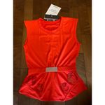 Adidas NWT  Stella McCartney Climachill Solar Red Running Tee size xs Photo 1