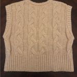 Le lis  Tan Knit Sweater Vest Photo 3
