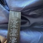 ASOS Design Coat Navy Blue Women Longline Pea Coat Size 14 Photo 6