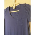 Soma  Navy Super Soft Jersey v-neck oversized Night‎ Gown Sz XS Photo 1