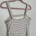 Anthropologie Paper Crown Womens S Romper Lined Shorts Zipper Jumper Cream Navy Photo 10