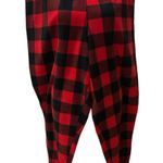 Christmas Red Truck Happy Holidays Plaid Flannel Pajamas Set Women’s Size Large Photo 4