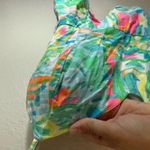 Lilly Pulitzer Linnea Sea Salt Sun Peplum Crop Top Photo 1