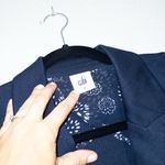 CAbi Classic Navy Blue Grand Slam Nautical Blazer Size 4 Photo 4