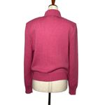 St. John Sport Hot Pink Barbiecore Santana Knit Blazer Cardigan Wool Blend Photo 1