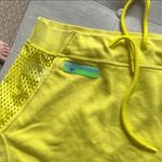 Adidas by Stella McCartney Neon Yellow Sleeveless Mesh Hoodie Size Medium Photo 5