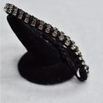 Source Unknown Retro Chic Braided Rhinestone Adjustable Goth Punk Rave Bracelet Photo 1