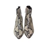 Cole Haan Grand Eva Leather Ankle Booties Snakeskin Embossed SZ 7.5B Photo 1