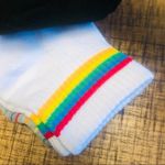 Betsey Johnson 6-Pack Ankle Socks – Fun Graphic Multi-Color Set NWT Photo 4