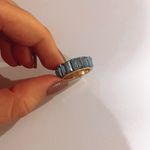 Baby Blue Gold Plated Gem Ring Photo 2