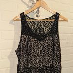 Lane Bryant dress leopard lace overlay lined size 18 sleeveless Photo 1