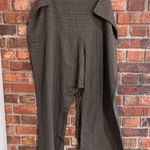 Earthbound  Trading womens wide leg pull on tie waist pants brown OS Photo 1