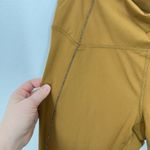 Joy Lab Mustard Gold Athletic Leggings Sparkle Trim High Waist Women Large Brown Size undefined Photo 5
