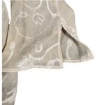 Selene Sport Womens Large Beige Shift Dress Pullover Polyester Floral Embroidery Tan Photo 4