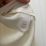 Broadway & Broome 100% Silk Elegant Cream Button Up Shirt Photo 9