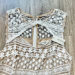 Francesca's Janelle Keyhole Neck Tulle Lace A-Line Dress Size M NWT Photo 4