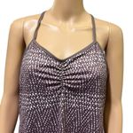 prAna  Elixer Racerback Active Sleeveless Mini Dress with Shelf Bra Womens Medium Photo 3
