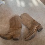 Tan Suede Western Boots authentic Texas made rustic and very comfortable Size undefined Photo 1