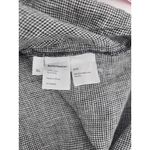 Reformation  Linen Houndstooth Button Down Shirt Top Size XL Photo 4