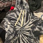 Tye Dye Cropped Hoodie Blue Size L Photo 0