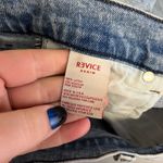 Revice Denim Jeans Women's Size 27 Acid Wash Uptown Rising Star Back Ripped Blue Photo 8