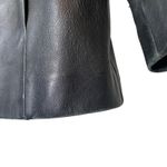 Caslon Vintage Leather Jacket Black Photo 10