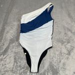 Summersalt  Sidestroke One Piece Swimsuit Womens 4 Blue Colorblock Compression Photo 3