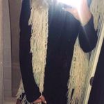 Altar'd State creme fringe cardigan vest Photo 0