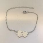 Handmade Puzzle Stainless Steel Chain Bracelet Photo 0