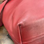 Coach Vintage Red Leather Soho Lafayette Tote Shoulder Bag Made In US W Tag 4140 Photo 7