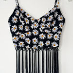 LA Hearts Black Daisy Crop Top PacSun L.A. Hearts Fringe Size Small Photo 0