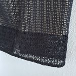 Ann Taylor Black Textured Pencil Skirt Lace Overlay 2 Photo 4