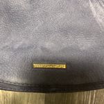 Rebecca Minkoff  Navy Blue Leather Suede Saddle Bag Photo 6