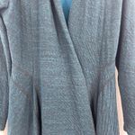 Cut Loose Green Y2k Boho Wrap Around Inset Jacket Deep Sea Cardigan Size Small Photo 4