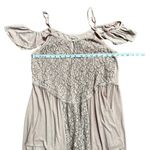 POL Anthropologie Lace Embroidered Go with the Flow Pink Top Size Large Photo 7