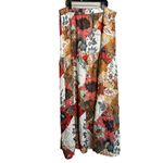 Johnny Was  Maxi Skirt Womens XL Tiered Stephanie Floral Metallic Print Long $275 Photo 3