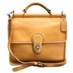 Coach Vintage WILLIS Camel Glove Tanned Leather Turn Lock Crossbody Bag 9927 USA Photo 14